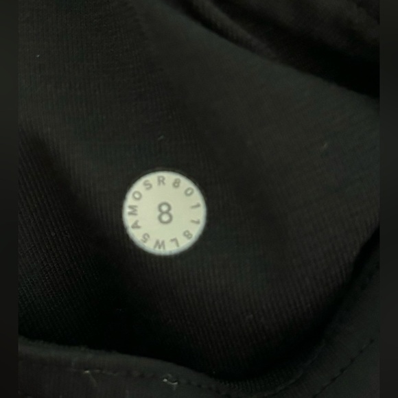 lululemon Train Times 7/8 Pant *25" Womens Black Sz 8 full-on luxtreme lycra - Picture 5 of 5